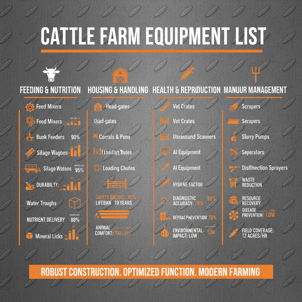 Essential Cattle Farm Equipment List For Efficient Modern Operations