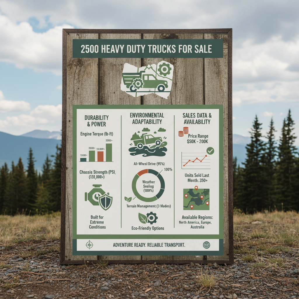 Find Reliable 2500 Heavy Duty Trucks for Sale and Optimize Your Projects