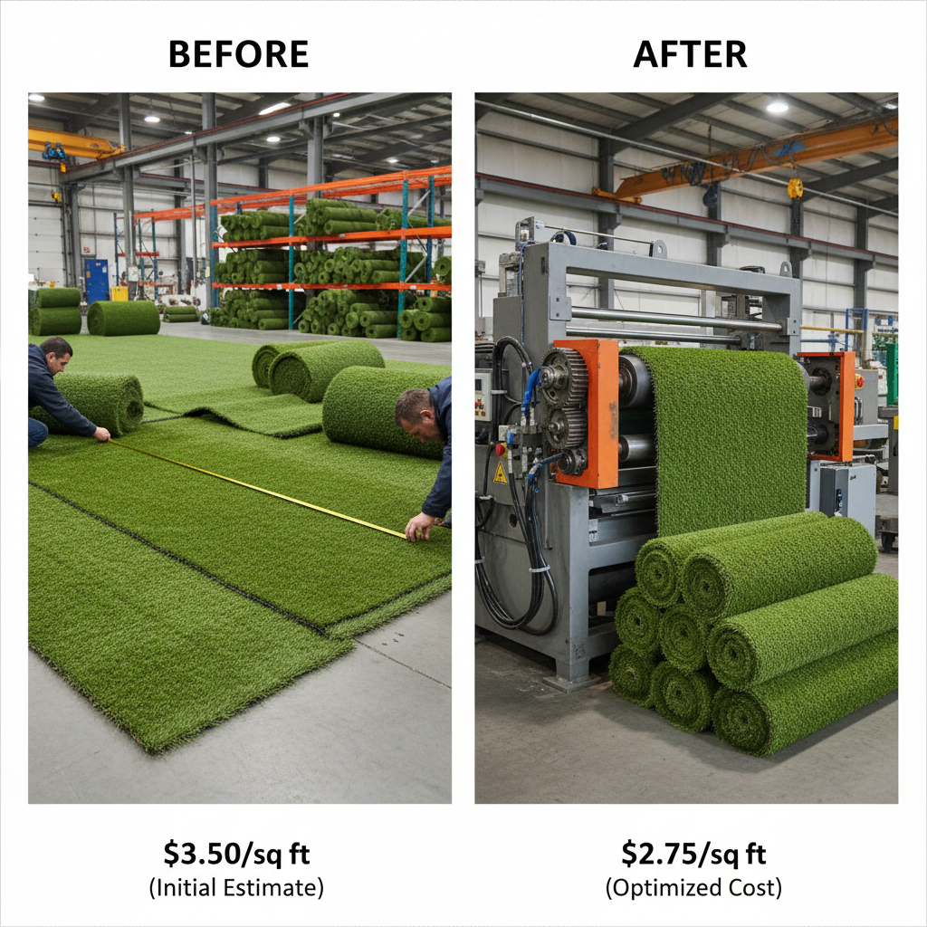 artificial grass roll price