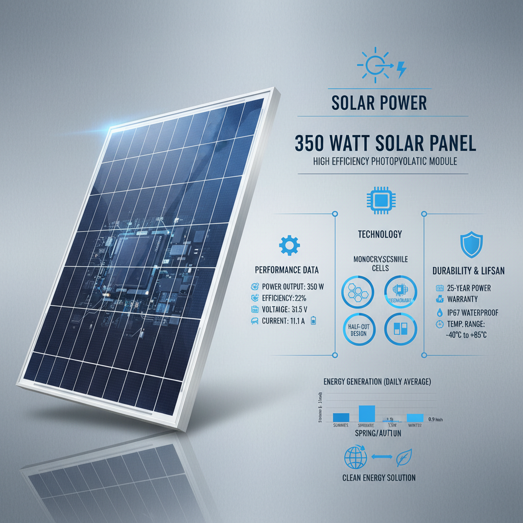 350 watt solar panel