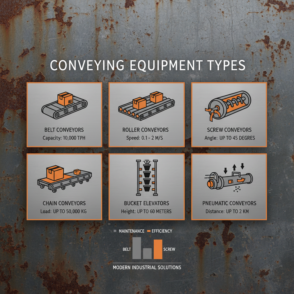 types of conveying equipment