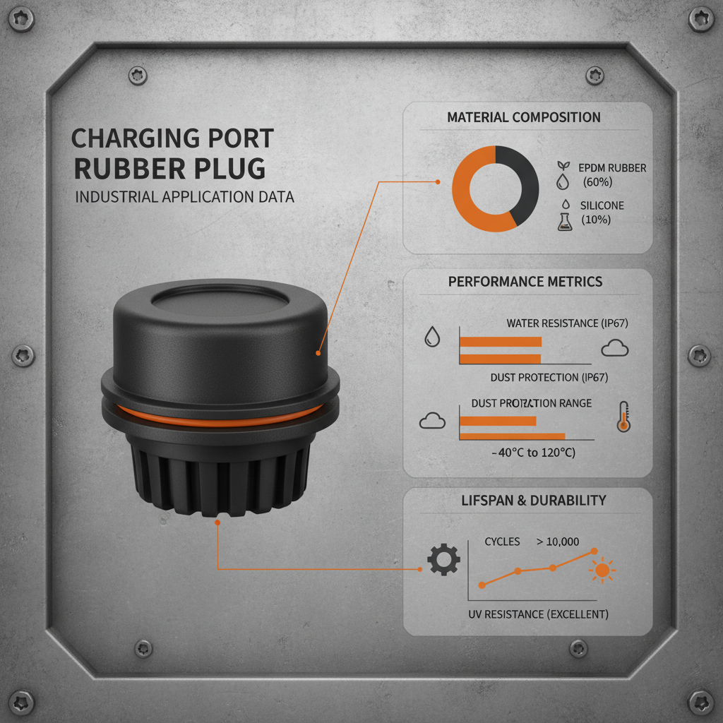 Charging port rubber plug