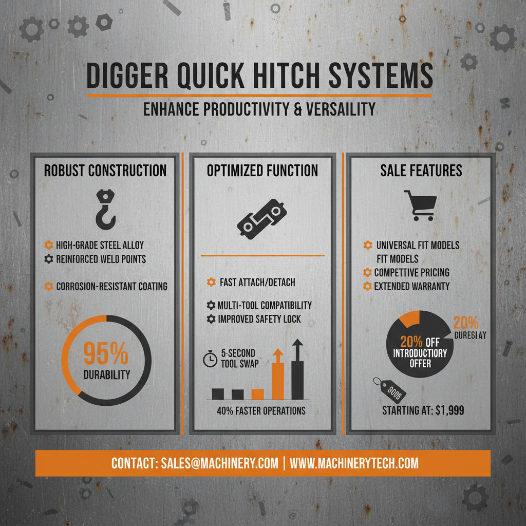digger quick hitch for sale