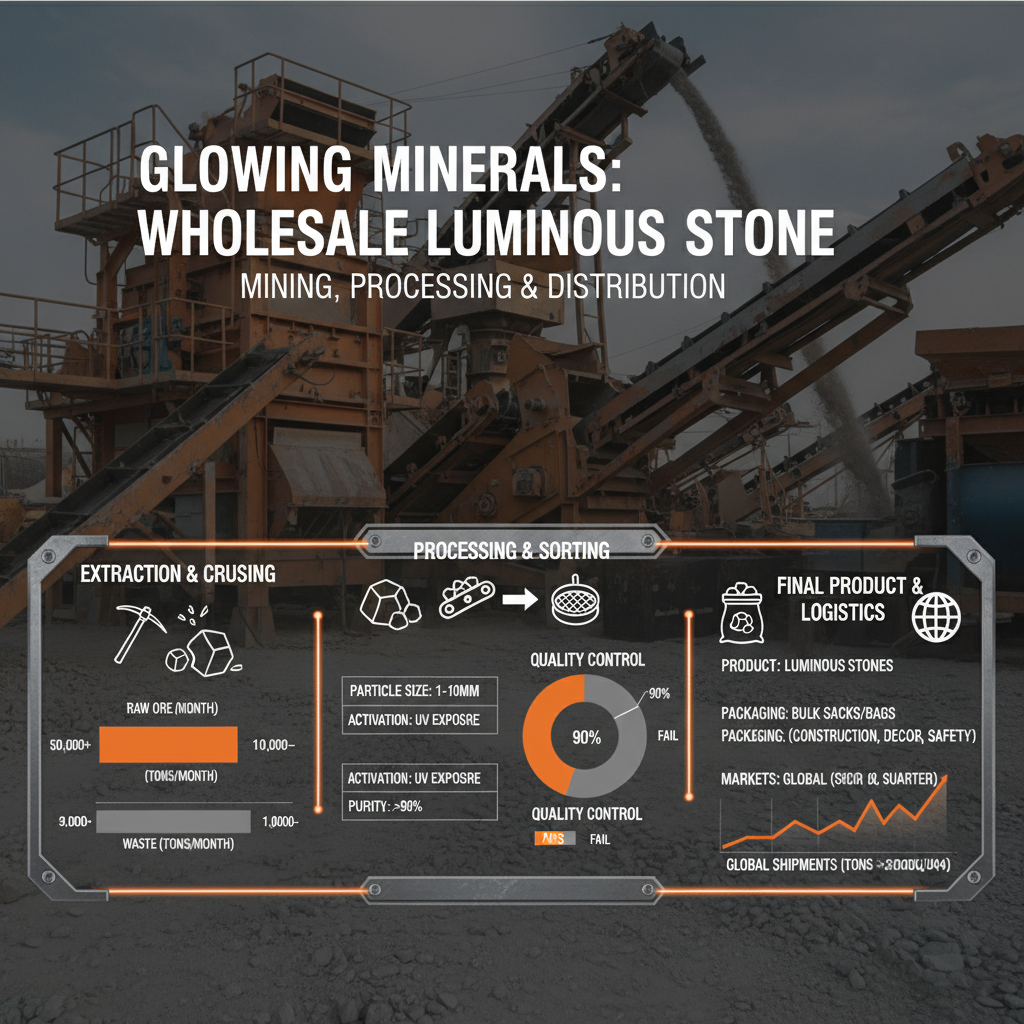 Wholesale luminous Stone For Glowing In The Dark