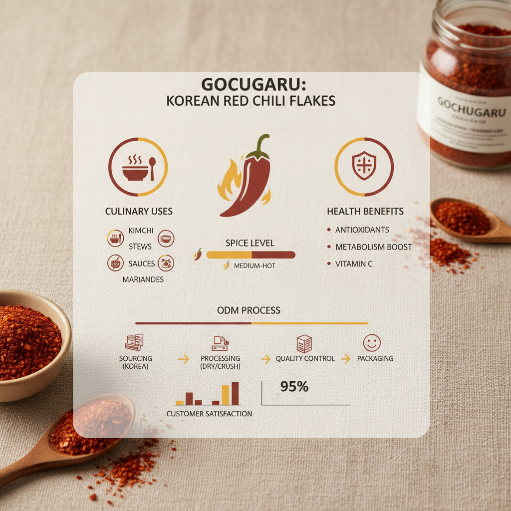 odm korean red chili pepper flakes powder gochugaru