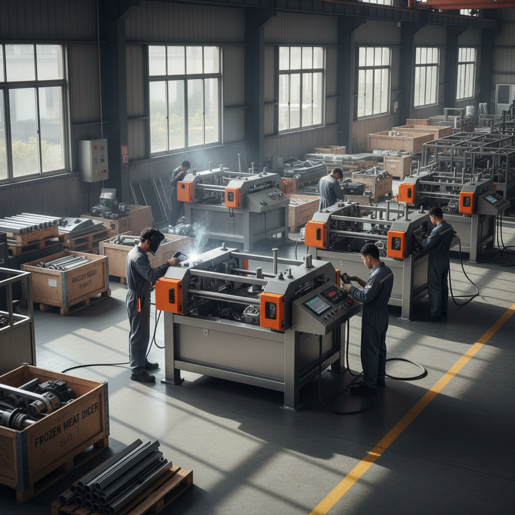 frozen meat dicing machine Manufacture