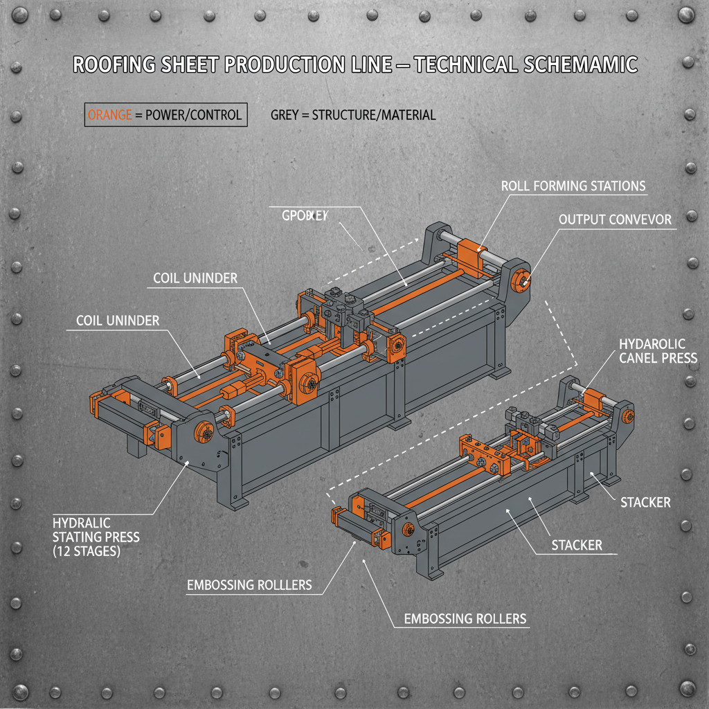 roofing sheet making machine