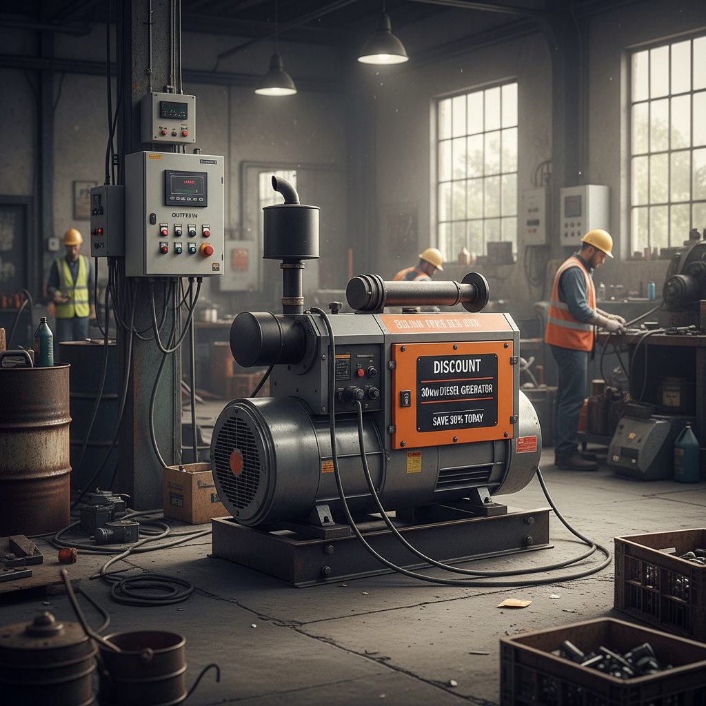 Discount 30kw diesel generator