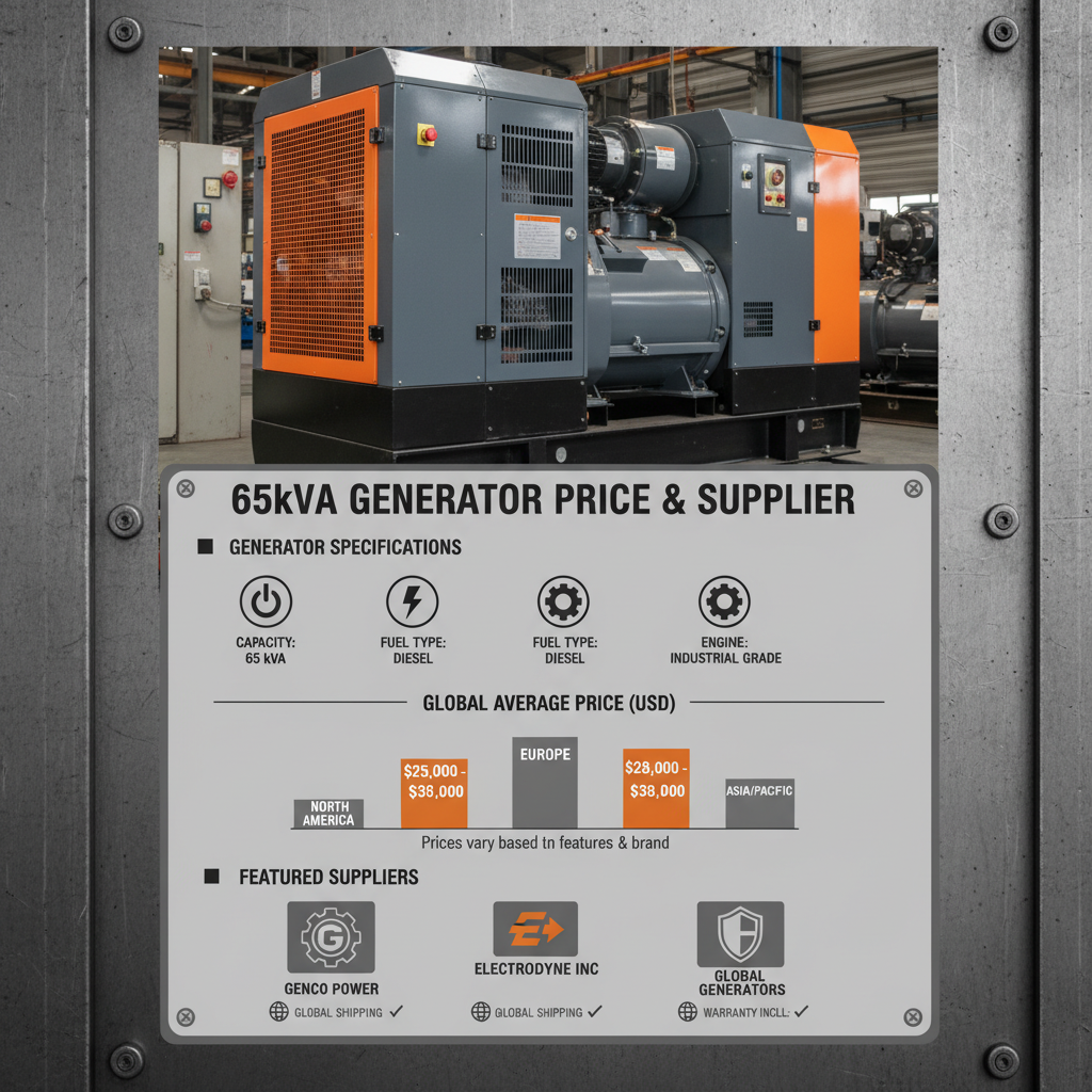65kva generator price Supplier