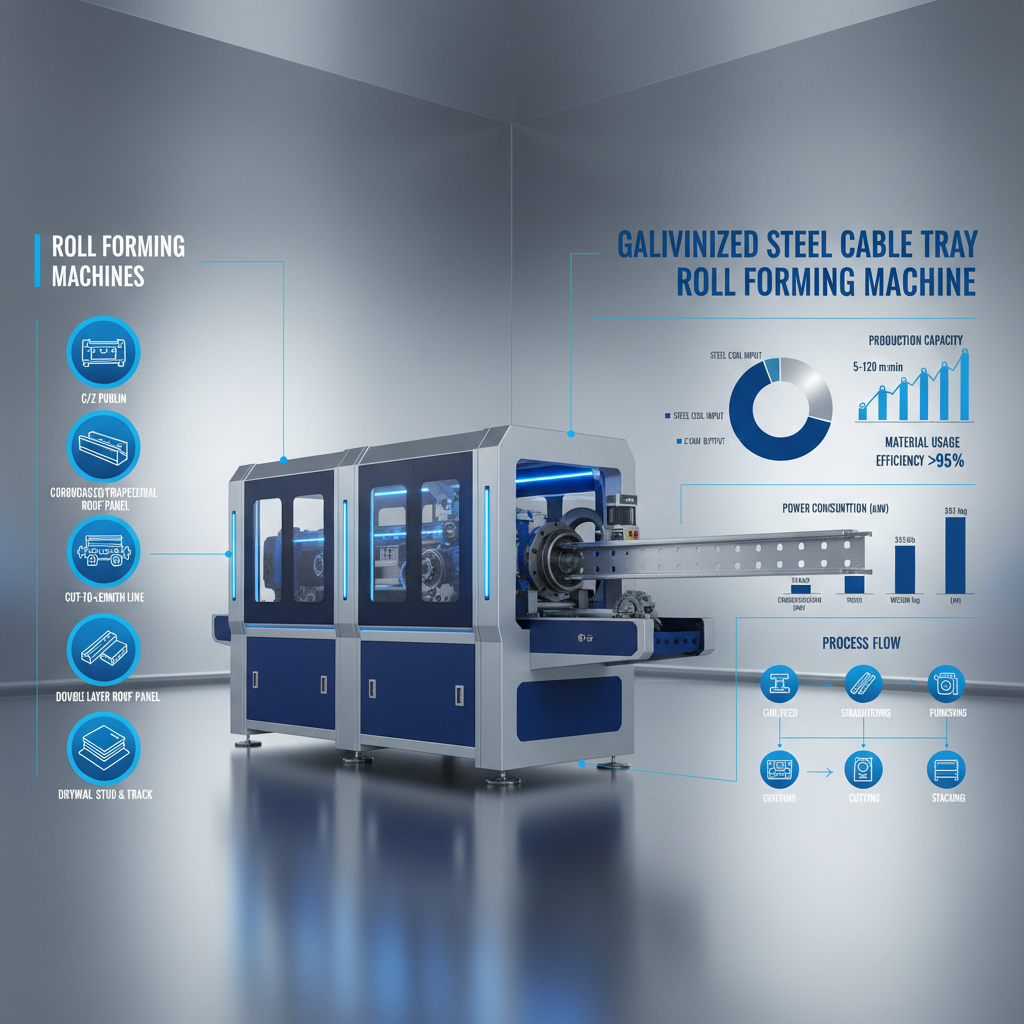 Revolutionizing Cable Management with a Galvanized Steel Cable Tray Roll Forming Machine