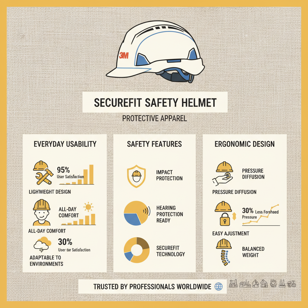 3m Securefit Safety Helmet Prioritizing Construction Worker Protection and Comfort