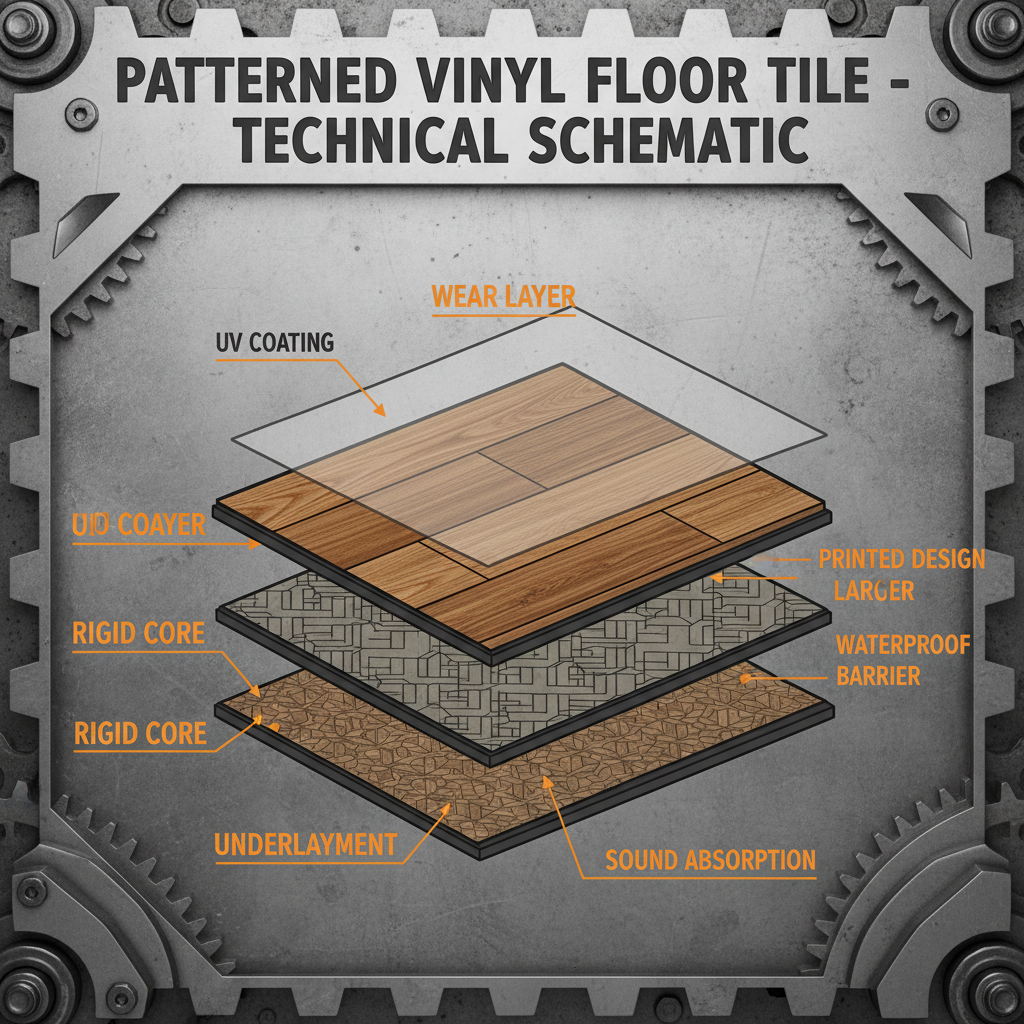 Discover the Durability and Style of Patterned Vinyl Floor Tiles