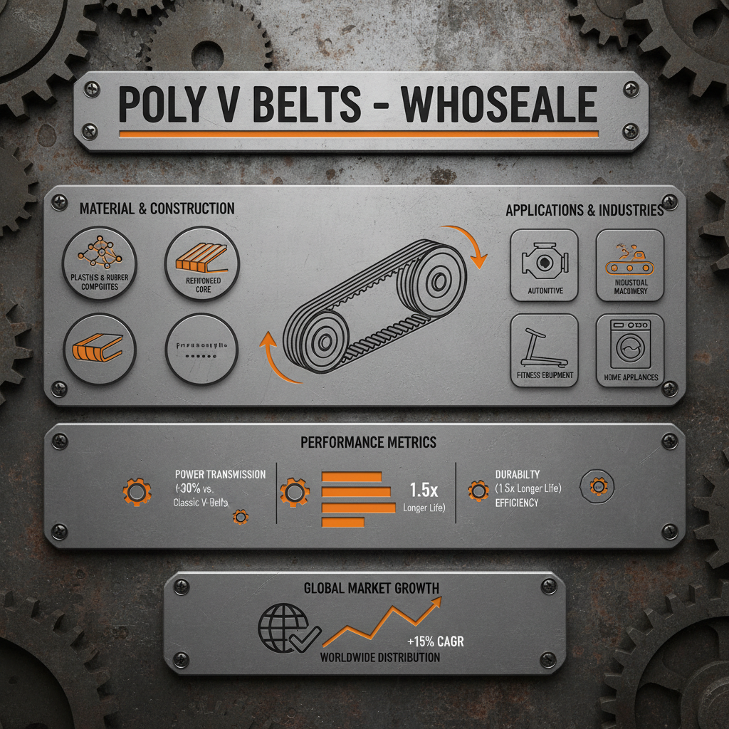 Optimizing Industrial Efficiency with Durable Wholesale Poly V Belts