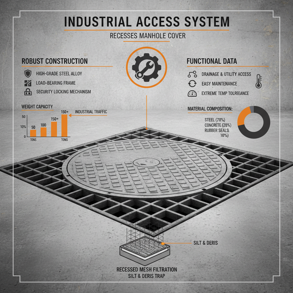 Robust Large Recessed Manhole Covers for Safe and Reliable Infrastructure