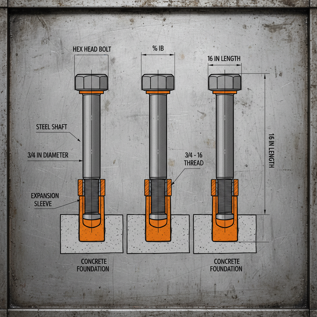 The Crucial Role of 3 4 x 16 Anchor Bolts in Modern Construction