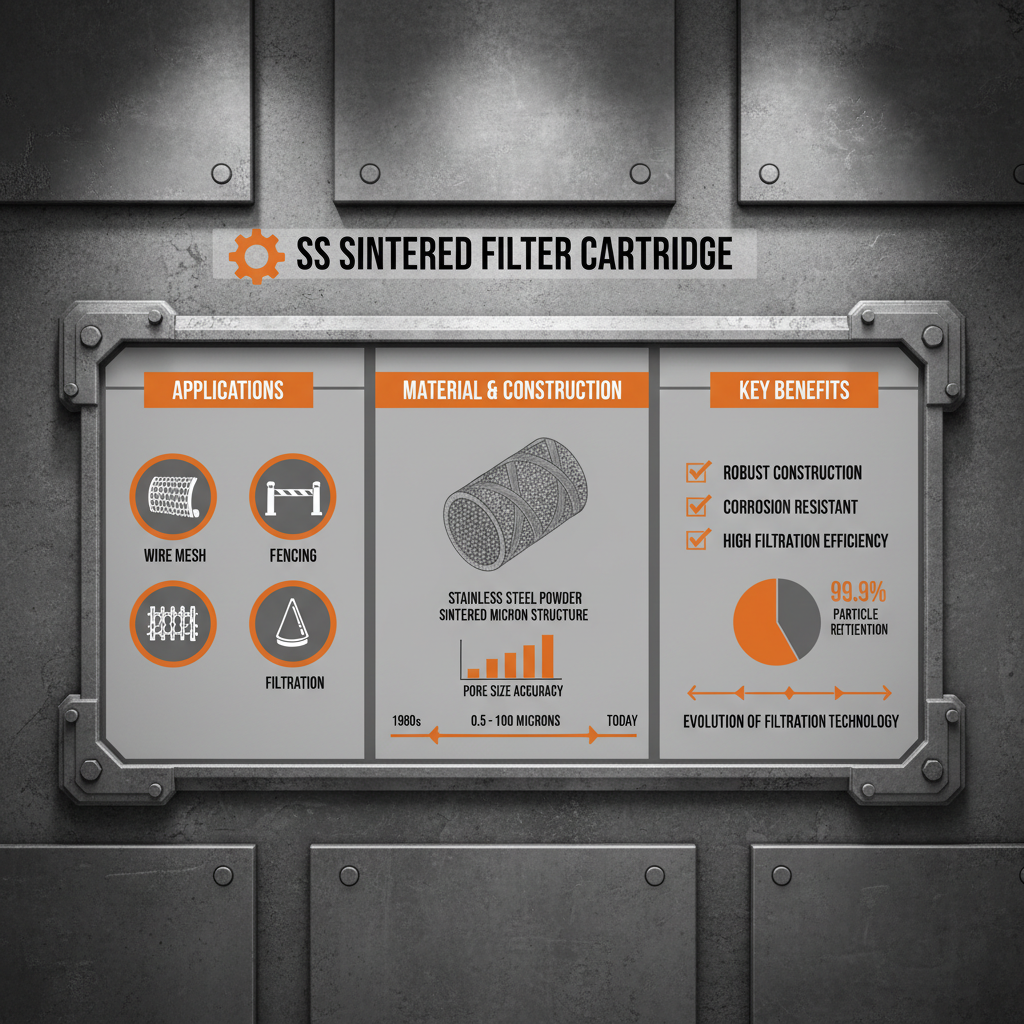 The Critical Role of ss Sintered Filter Cartridges in Industrial Applications