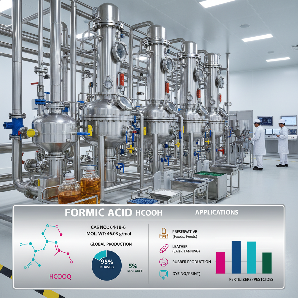 Formic Acid HCOOH A Versatile Chemical for Industry and a Sustainable Future