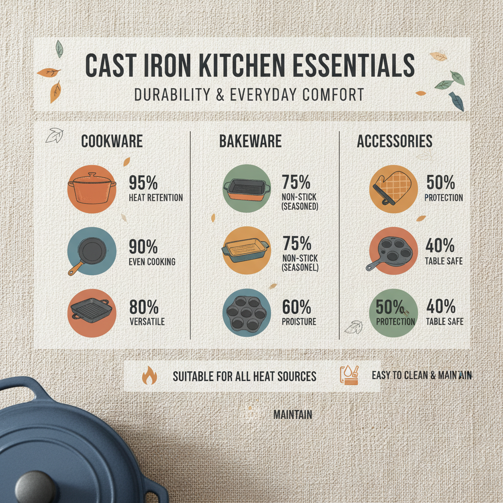 The Timeless Appeal of Example of Cast Iron Kitchen Utensils A Durable Choice
