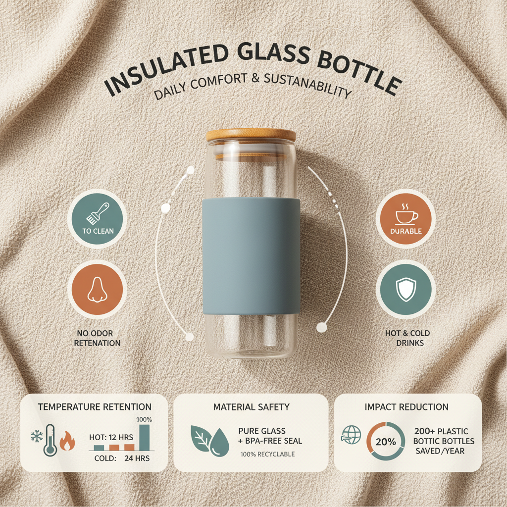 The Superior Performance of Insulated Glass Bottles for Everyday Use