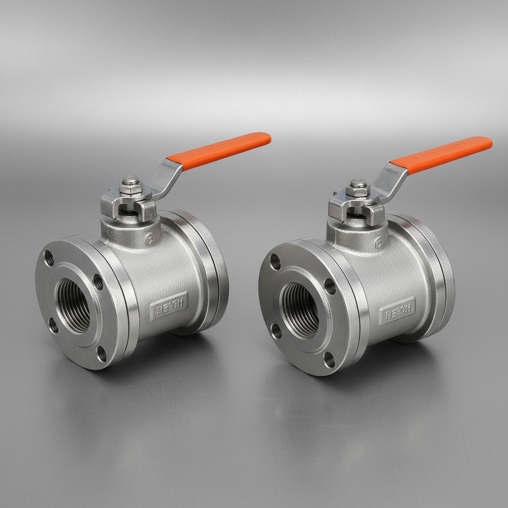 Reliable 2pc Stainless Steel Ball Valve for Industrial Flow Control