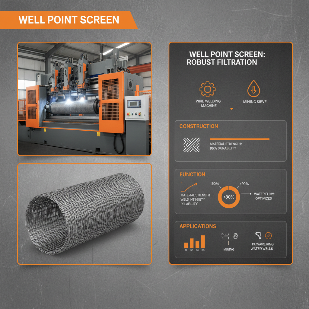 Reliable Well Point Screen Solutions for Efficient Water Extraction