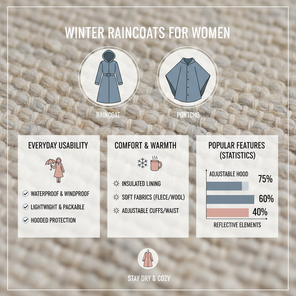 Essential Ladies Winter Raincoats for Work and Outdoor Adventures