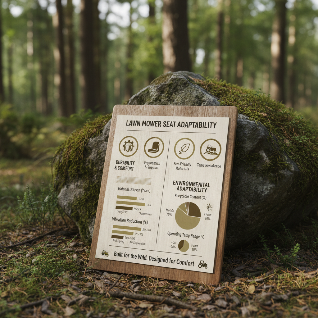 Prioritizing Operator Comfort and Safety with a Durable Lawn Mower Seat