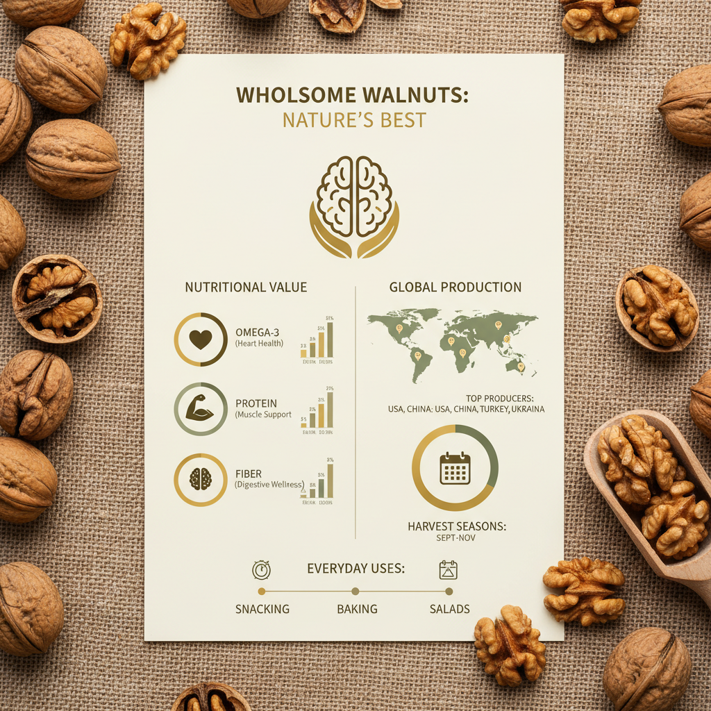 Exploring the Versatility and Reliability of Bulk Raw Walnuts for Diverse Applications