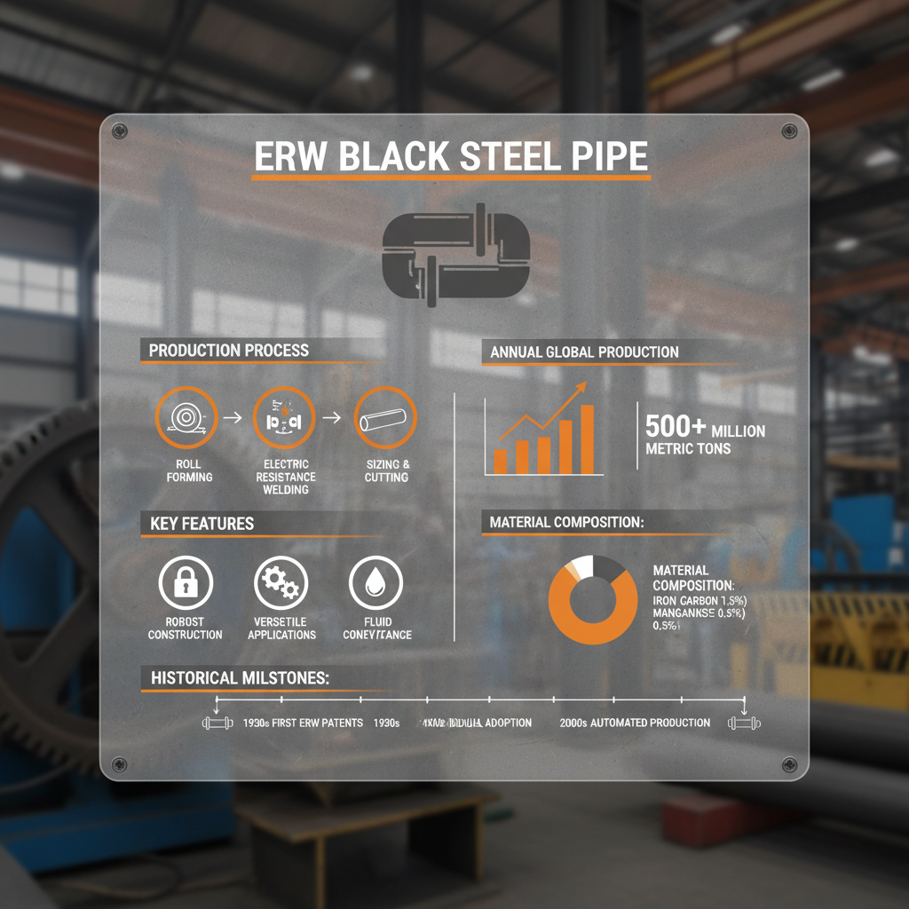 Understanding the Critical Role of erw Black Steel Pipe in Infrastructure