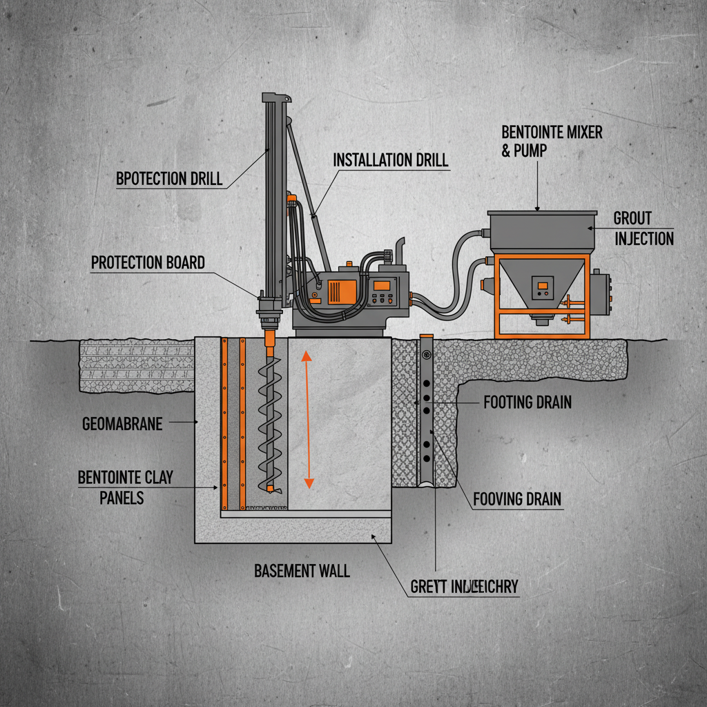 Effective Bentonite Clay Basement Waterproofing for Long Lasting Protection