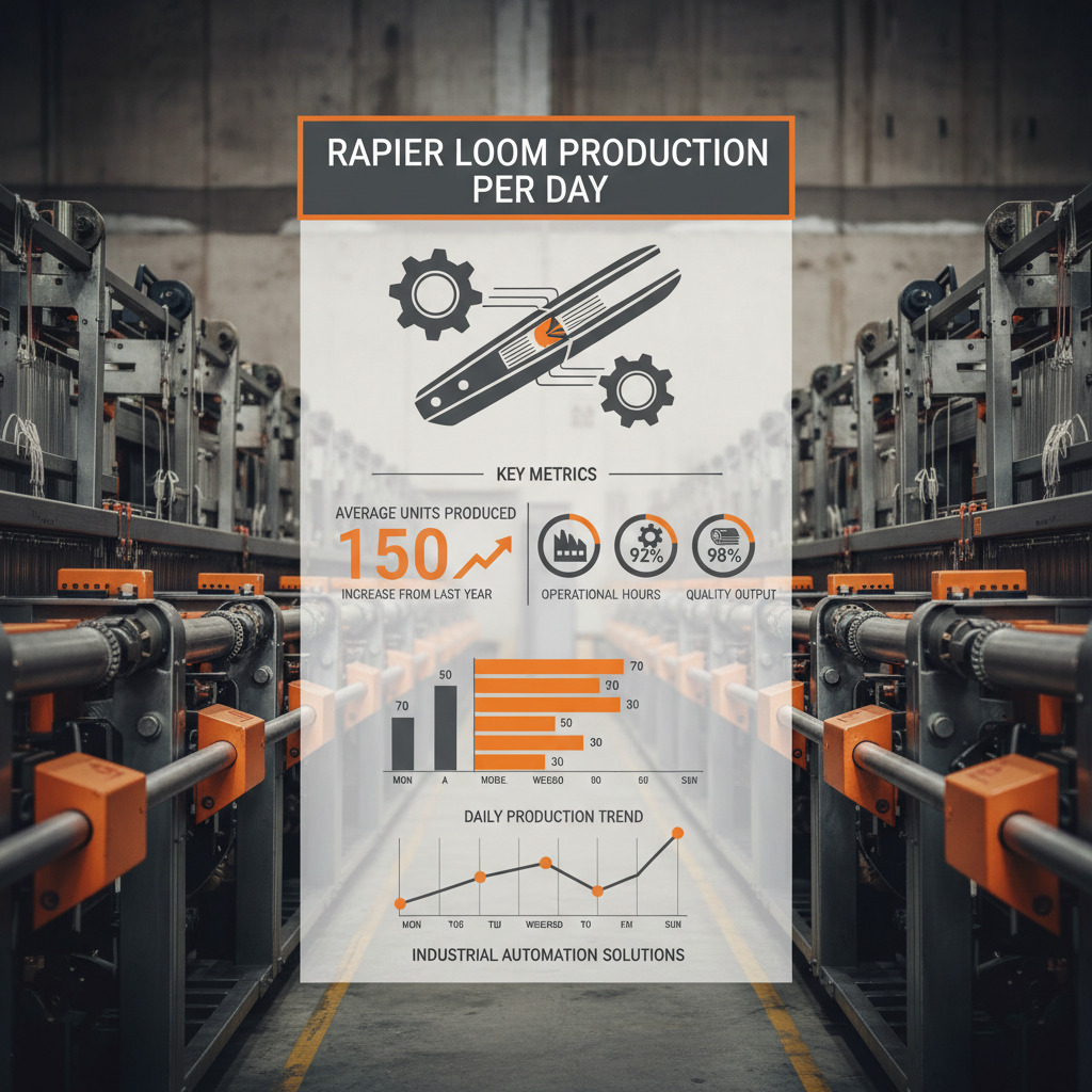 Maximizing Rapier Loom Production Per Day For Competitive Manufacturing