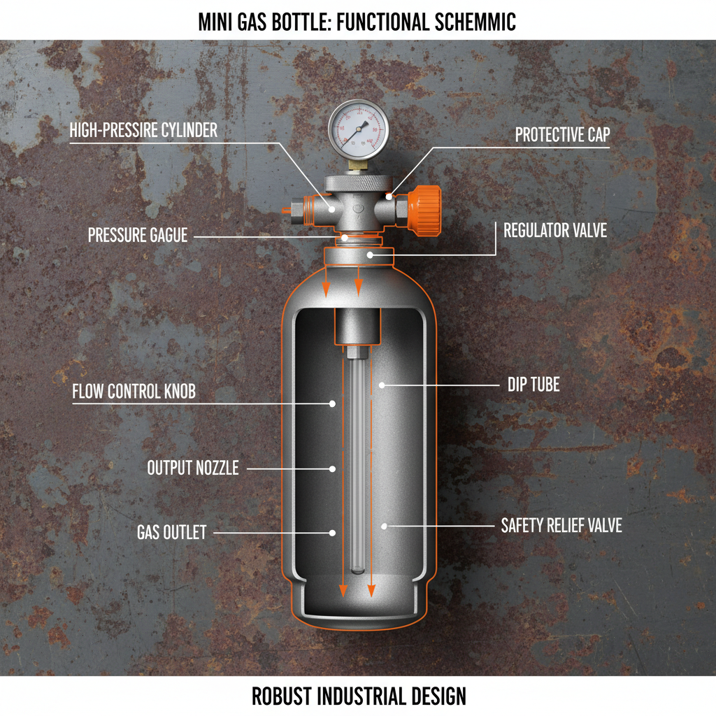 Reliable Power Solutions with Portable mini gas bottle for Professionals and Outdoors
