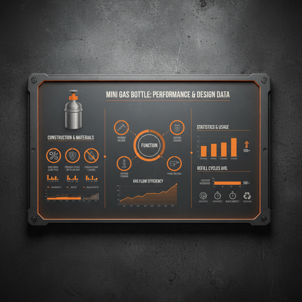 Reliable Power Solutions with Portable mini gas bottle for Professionals and Outdoors