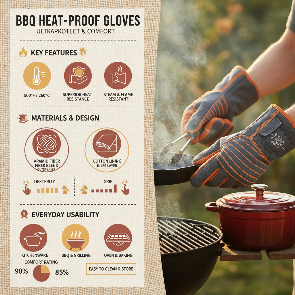 heat proof gloves for bbq