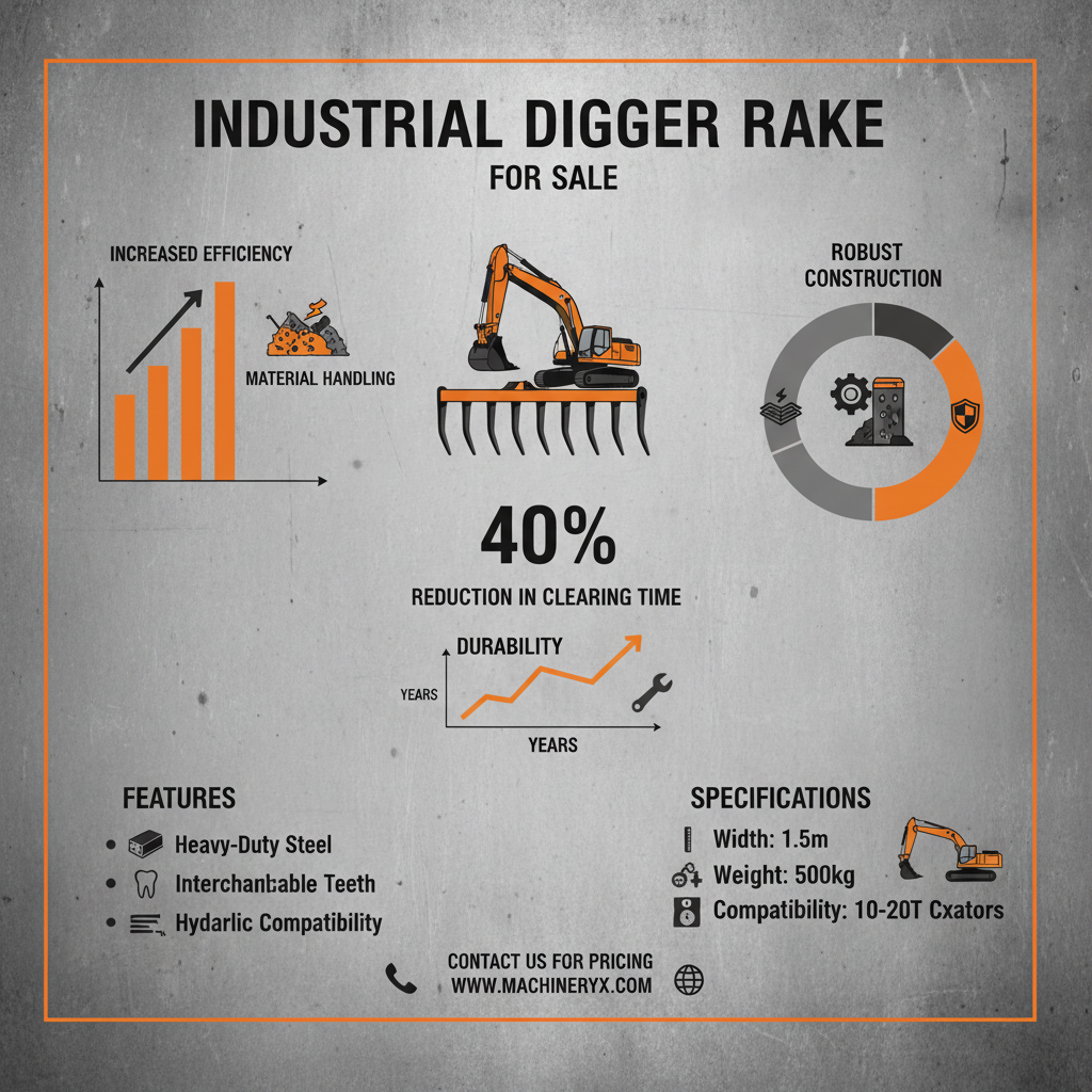 digger rake for sale
