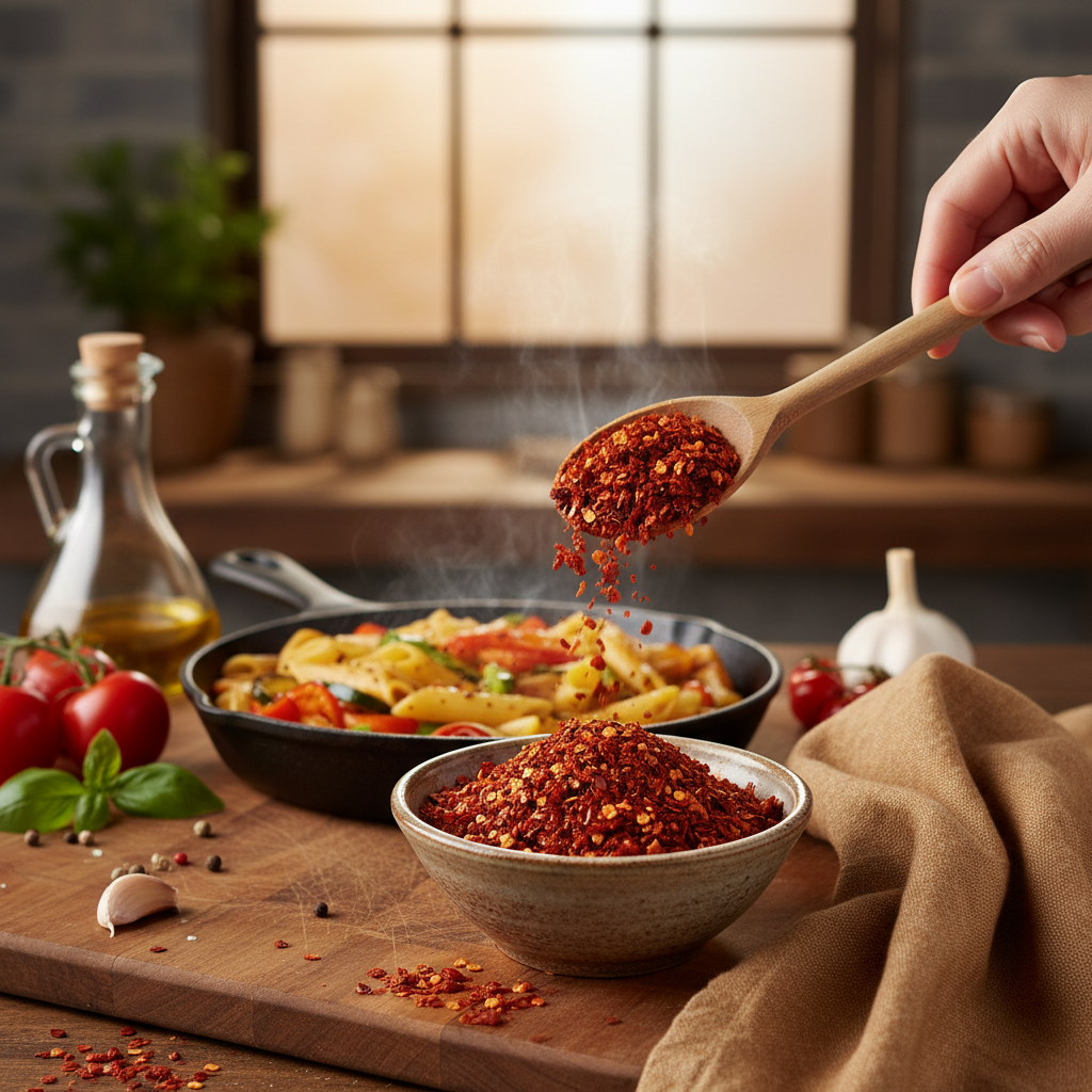 odm crushed red hot peppers