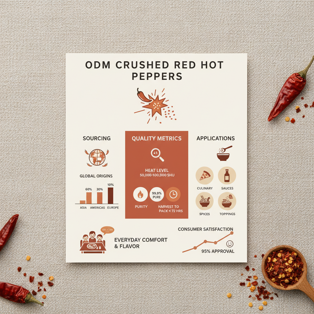 odm crushed red hot peppers