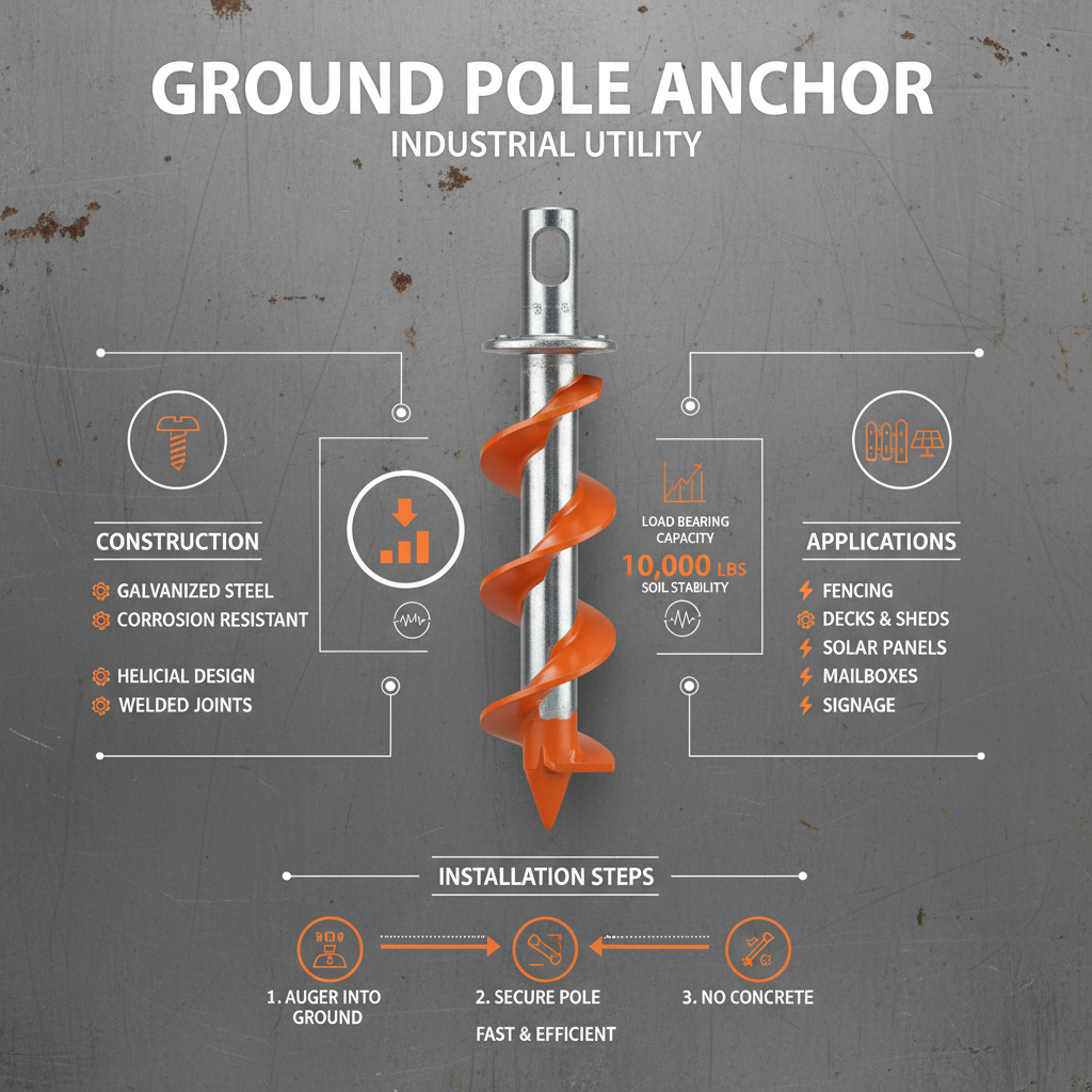 Ground Pole Anchor