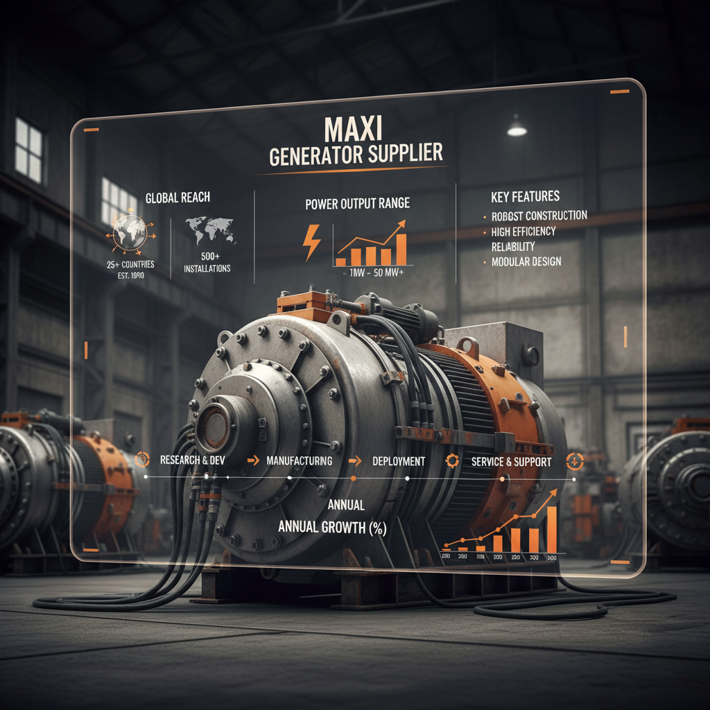 maxi generator Supplier