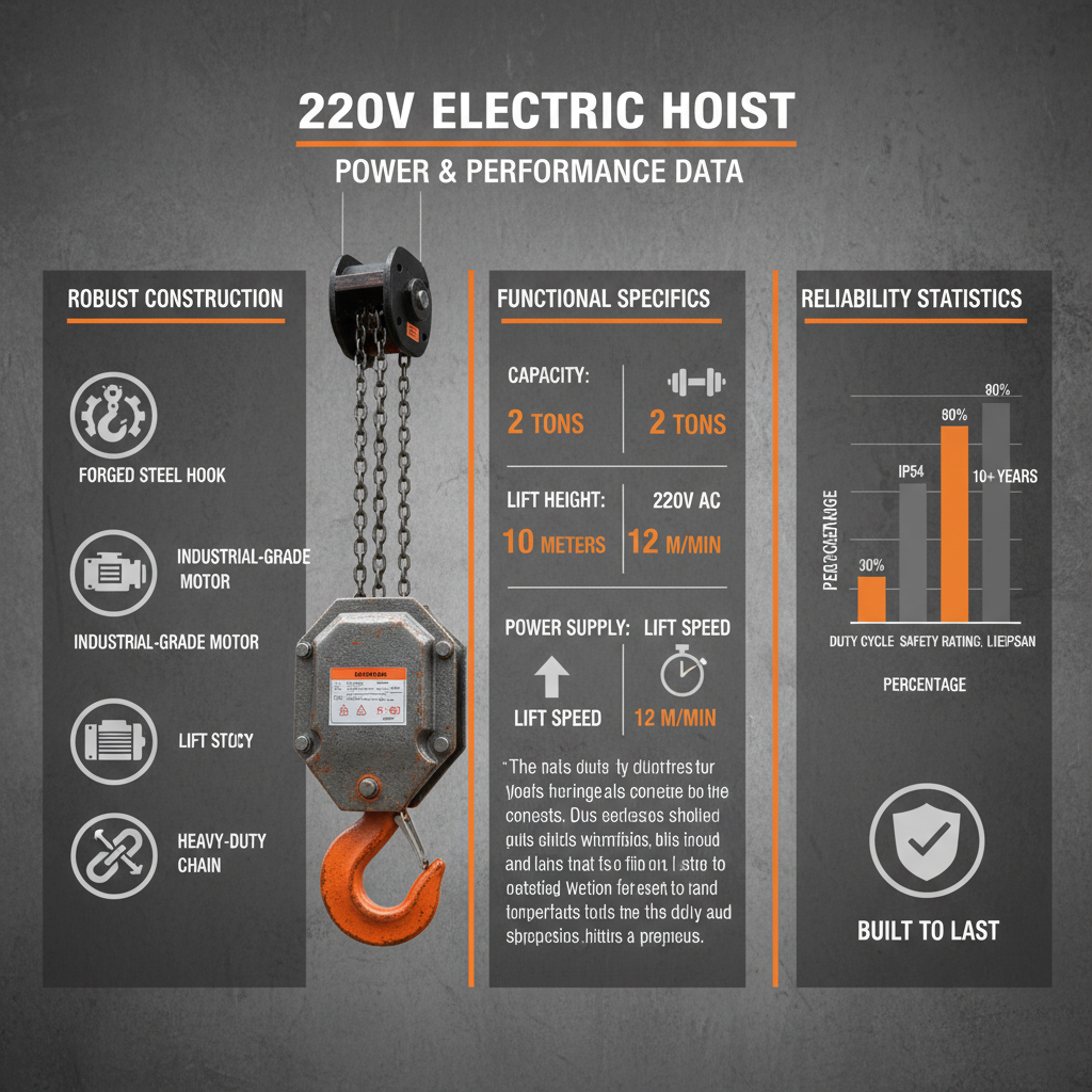 220v electric hoist