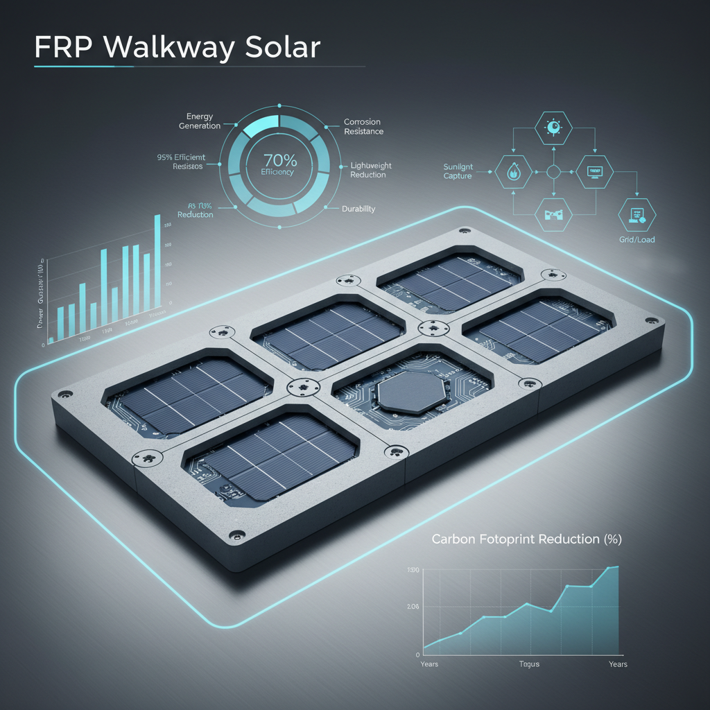 frp walkway solar