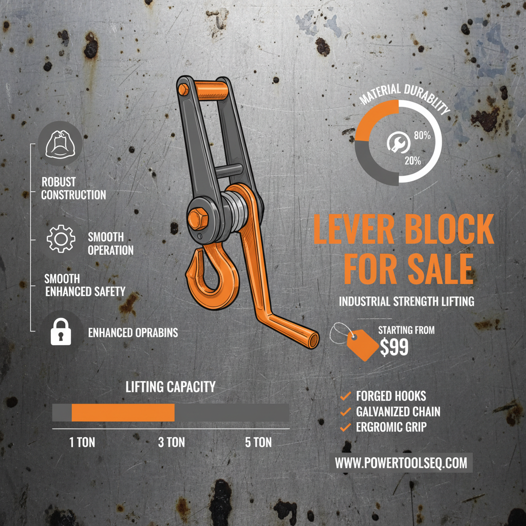 Find the Right Lever Block for Sale to Enhance Your Lifting Operations