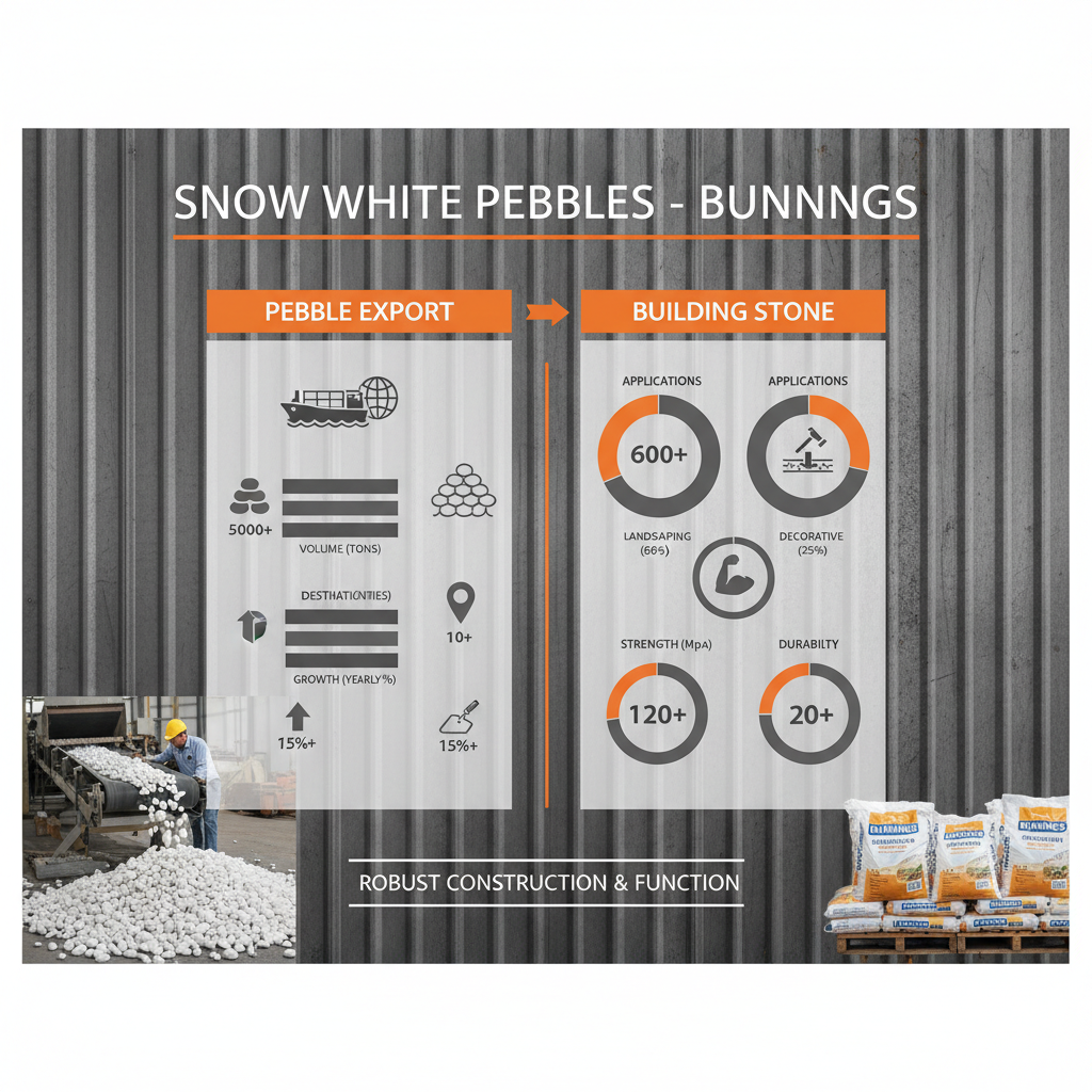 Enhance Your Landscaping with Stunning Snow White Pebbles from Bunnings