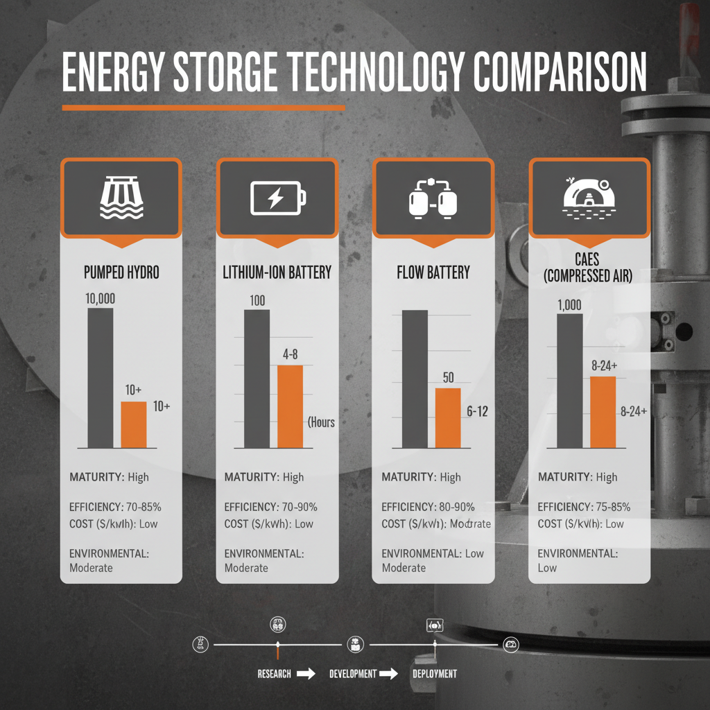 Comprehensive Energy Storage Technology Comparison For Optimal Solutions