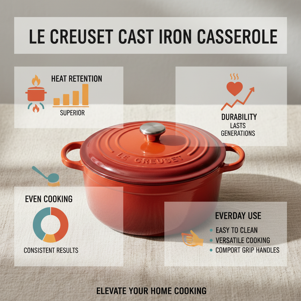 The Timeless Appeal of Le Creuset Cast Iron Casserole Cookware