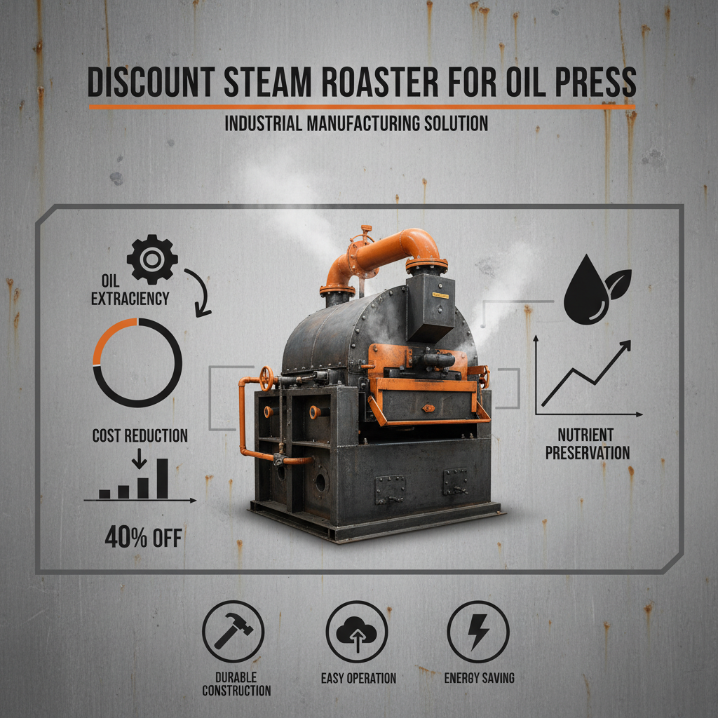 Find the Best Discount Steam Roaster for Oil Press and Maximize Yield