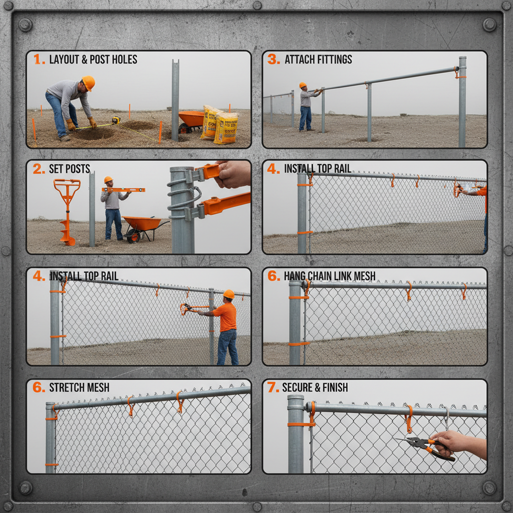 Choosing the Best 7foot Chain Link Fence for Security and Longevity