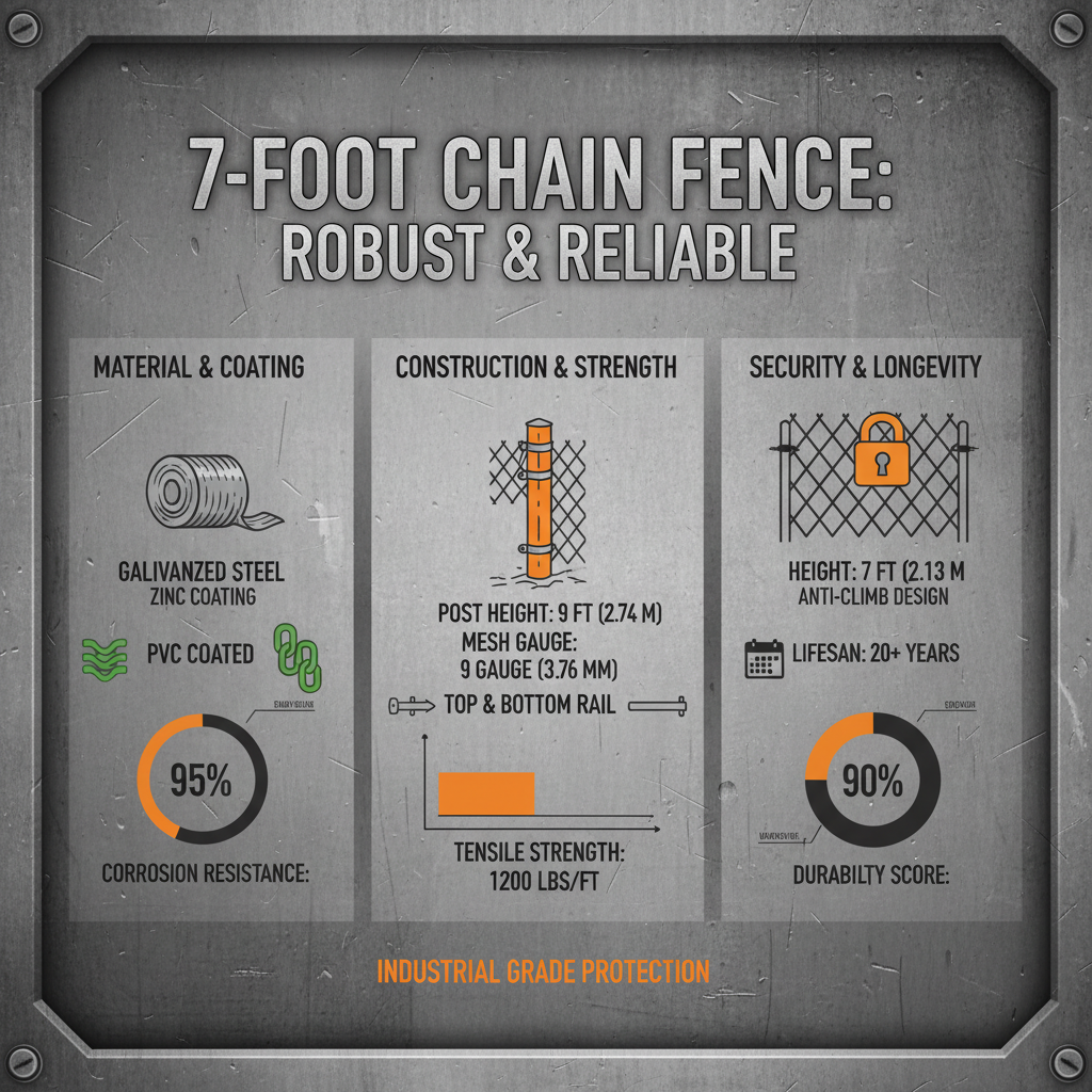 Choosing the Best 7foot Chain Link Fence for Security and Longevity