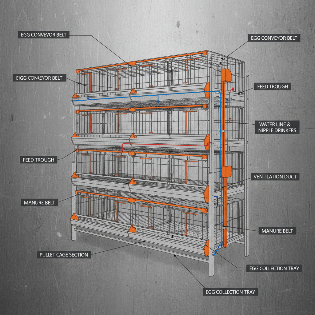Maximize Egg Production with Efficient Poultry Layer Cage Systems
