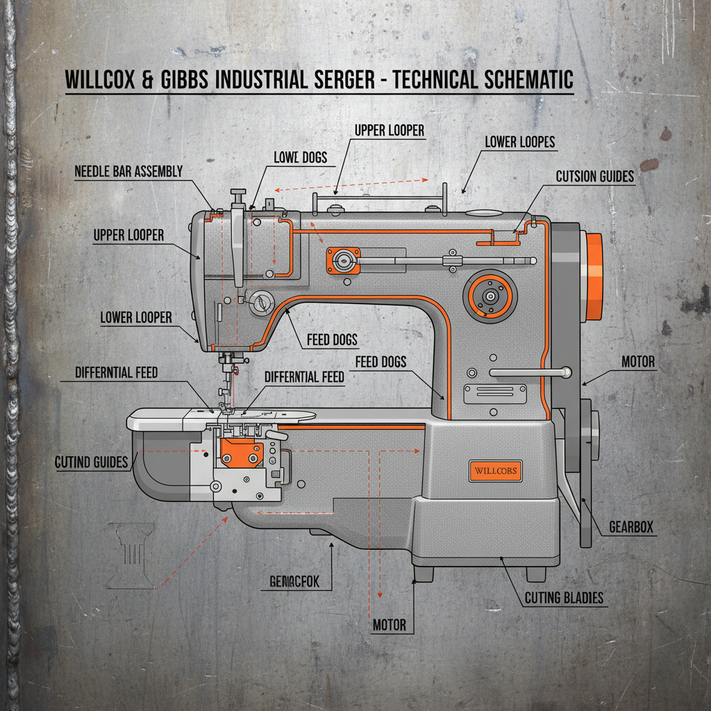 Willcox and Gibbs Industrial Serger A Comprehensive Guide to Features and Benefits
